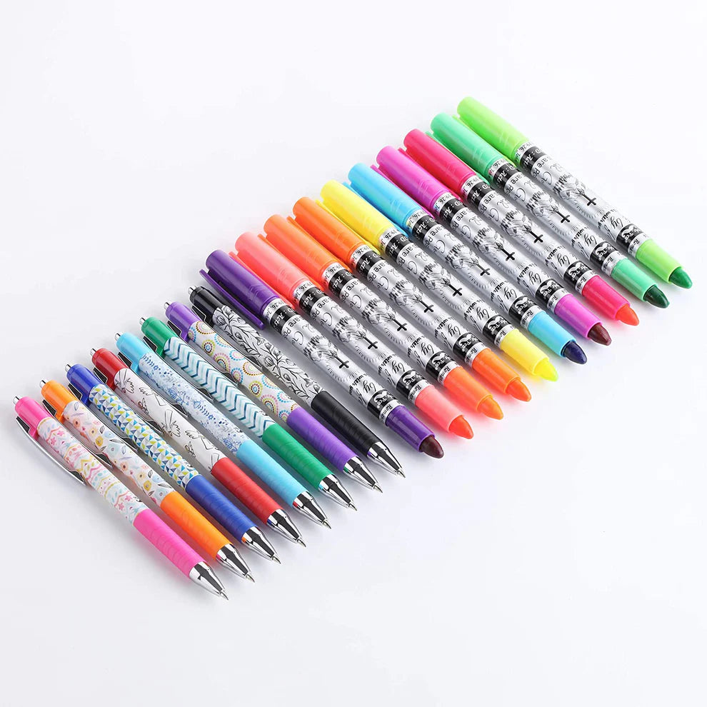 Mr. Pen Bible Journaling Kit, 18 Pack - 10 Gel Highlighters, 8 No Bleed Pens, Bible Pens and Highlighters, No Bleed, Gift