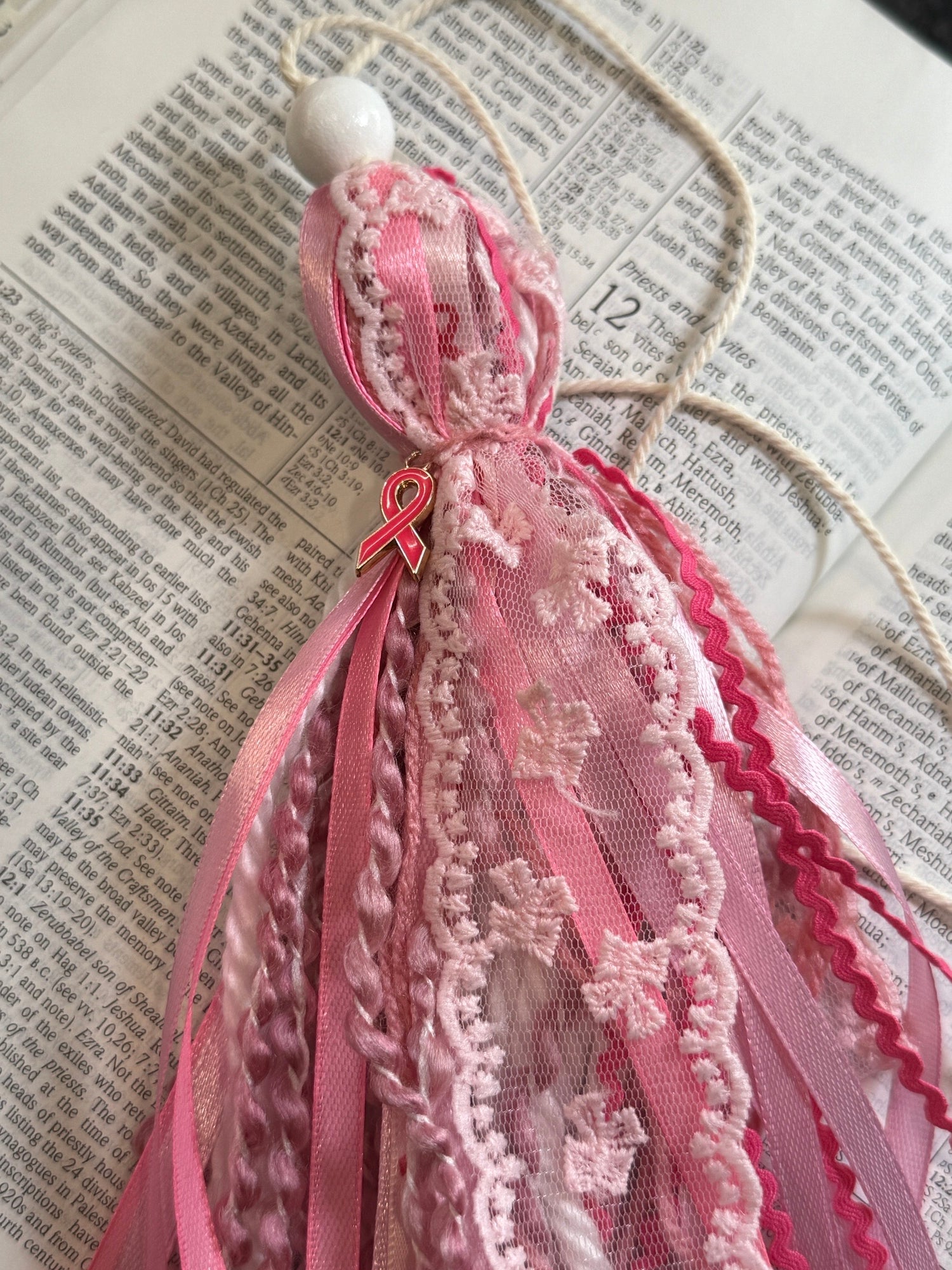 Custom Bible Tassel Bookmark – Handmade Christian Gift for Women, Bible Journaling & Prayer