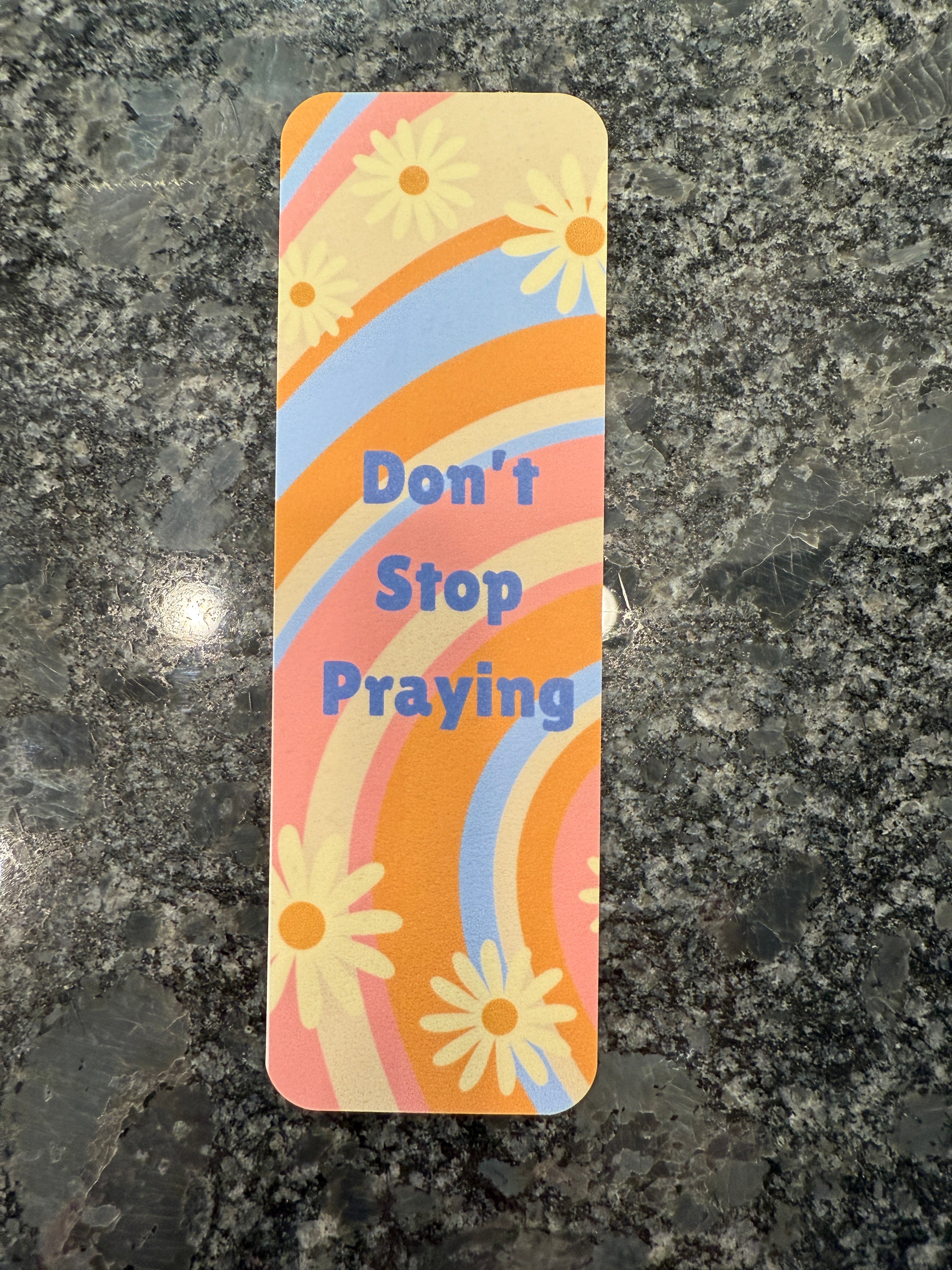 Don’t Stop Praying” Double-Sided Bookmark – Christian Prayer Bookmark for Bibles, Journals & Books ✨🙏📖